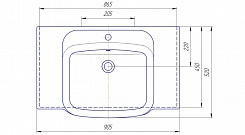 Corozo Мебель для ванной Айрон 90, серый/арт – фотография-6