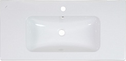 ASB-Woodline Мебель для ванной Рома 100П белая – фотография-7