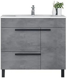 Parly Мебель для ванной Gill 100 цементно-серый – фотография-6