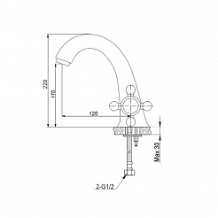 Raiber Смеситель для раковины RB08111 – фотография-2