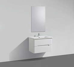 BelBagno Тумба с раковиной LUXURY/SOFT 800 Bianco Lucido, раковина SOFT – фотография-3