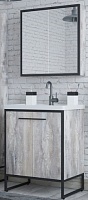 Corozo Мебель для ванной Айрон 60, черный/антик