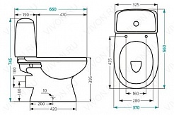 Santek Унитаз-Компакт Цезарь 1WH301745 – фотография-2