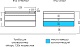 СанТа Тумба с раковиной Марс 120 подвесная белая/янтарное дерево – картинка-19