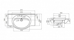 Misty Мебель для ванной Лувр 85 белая – фотография-3