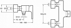 Jacob Delafon Смеситель Strayt E45371-CP – фотография-2