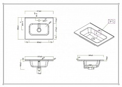 BelBagno Мебель для ванной ETNA 39 500 Rovere Moro, BTN – фотография-4