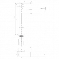 Omnires Смеситель для раковины FR7112CR – фотография-2