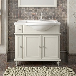 Opadiris Мебель для ванной Санрайз 90 R слоновая кость – фотография-2