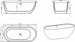 BelBagno Акриловая ванна BB203-1800-830 180x82 – фотография-5