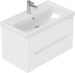 Onika Мебель для ванной Айленд 80 подвесная белая – фотография-8