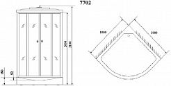 Niagara Душевая кабина Luxe NG-7702W – фотография-4