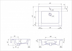  Мебель для ванной Nota 65 серая – фотография-4