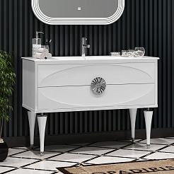 Opadiris Мебель для ванной Ибица 120 белая/хром – фотография-4