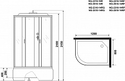 Niagara Душевая кабина Classic NG-2310-14RP – фотография-14