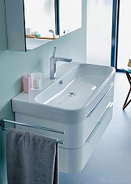 Duravit Тумба с раковиной "Happy D.2 80" белая – фотография-4