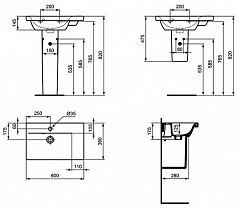 Ideal Standard Раковина Connect Space R E136601 – фотография-5