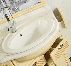 Aquanet Мебель для ванной "Луис 70" угловая бежевая (167690) – фотография-2