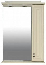 Misty Зеркало-шкаф для ванной Лувр 65 R слоновая кость – фотография-1