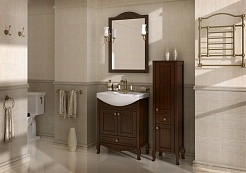 ASB-Woodline Зеркало для ванной Флоренция 65 бук тироль, массив ясеня – фотография-4