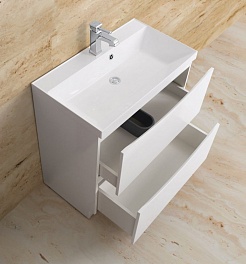 BelBagno Тумба с раковиной напольная MARINO 1200 Bianco Lucido – фотография-3