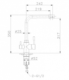 Lemark Смеситель Expert LM5060S для кухонной мойки – фотография-2