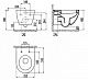 Creavit Унитаз подвесной Free FE322.00400 безободковый с биде и краном – фотография-8