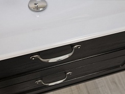 Акватон Мебель для ванной "Леон 80" ясень черный – фотография-3