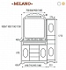 Misty Умывальник СL-4020 120 см – картинка-6