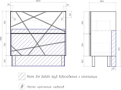 Vigo Тумба под раковину Geometry 2-800 белая – фотография-5