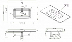 BelBagno Тумба с раковиной KRAFT 800 Bianco Opaco – фотография-4