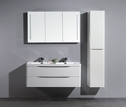 BelBagno Мебель для ванной ANCONA-N 1200 Bianco Lucido, двухмоечная – фотография-6