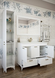 Sanflor Мебель для ванной Ванесса 105/2 белая – фотография-3