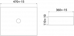 Iddis Раковина-чаша Slide 47 SLIWS02i27 белая – фотография-6