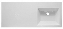 Opadiris Тумба с раковиной Клио 120 R белый матовый – фотография-3