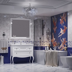 Opadiris Мебель для ванной Валери 105 белая матовая – фотография-2