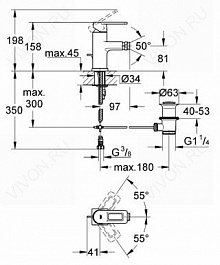 Grohe Смеситель "Quadra 32636000" – фотография-2