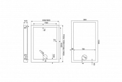 Good Door Поддон для душа Олимпик 130x80 – фотография-3