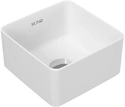 Runo Мебель для ванной Бари 50 Uno подвесная железный камень/белая – фотография-8