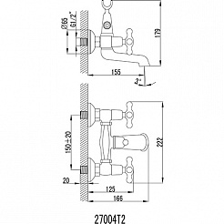 Iddis Смеситель Jeals 27004T2 для ванны – фотография-2