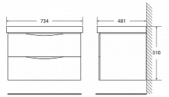 BelBagno Мебель для ванной FLY 700 Bianco Opaco – фотография-3