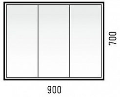 Corozo Мебель для ванной Айрон 90, черный/антик – фотография-3