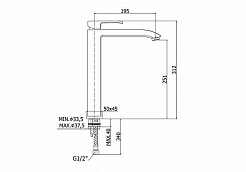 Paffoni Смеситель для раковины Level LES081CR – фотография-2