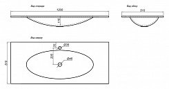 Clarberg Тумба с раковиной "Папирус Т12/W" – фотография-5