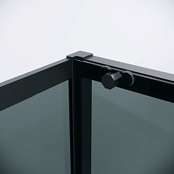 Grossman Боковая стенка Style 70x195 профиль черный матовый стекло тонированное – фотография-7