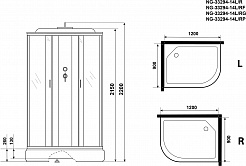 Niagara Душевая кабина Classic NG-33294-14LG – фотография-17