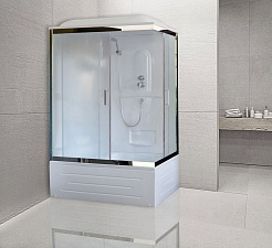 Royal Bath Душевая кабина RB 8100BP1-M-CH левая – фотография-2