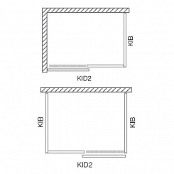 Roltechnik Душевая стенка KIB/1000 – фотография-2