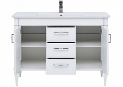 Aquanet Комплект мебели Селена 120 белая/патина серебро – фотография-10