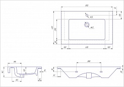  Мебель для ванной Nota 85 белая – фотография-7